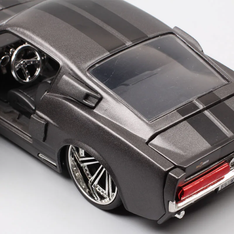 1/24 Jada классика 1967 ford Shelby Mustang GT500 fastback литье под давлением Модель Масштаб автомобиля игрушки автомобиль гонки для коллекции сувенир мальчик