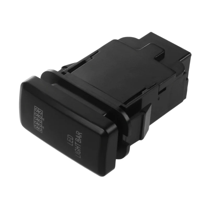 

12V LED Fog Work Light Push Button Switch For Toyota Landcruiser Prado FJ Led Light Bar red