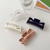 New Simple Acrylic Hair Claws Large Size Bathing Hair Clips Solid Color Hairpin Crab for Hair Accessories Hair Styling Tool ► Photo 2/6