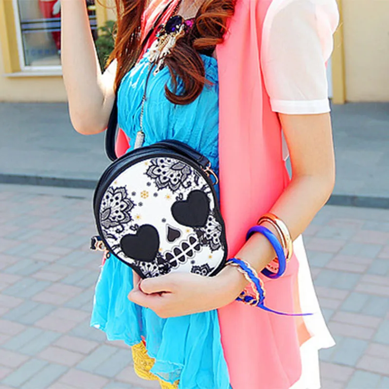 

2019 Trend Korean-style Skull Shoulder Bag New Style WOMEN'S Fashion Handbag Purse Shoulder Clutch Bag Women's Bag