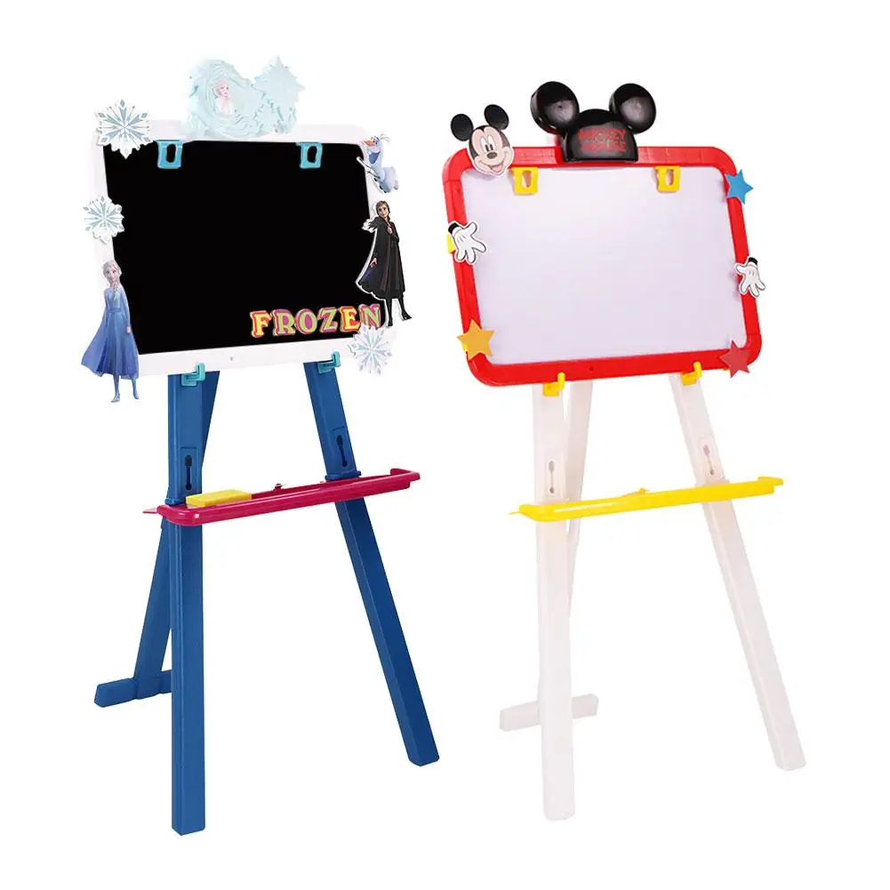 

3 In 1 Child Standing Art Wooden Drawing Board Hanging Blackboard Drawing Board Wooden Toys For Kids With Chalk