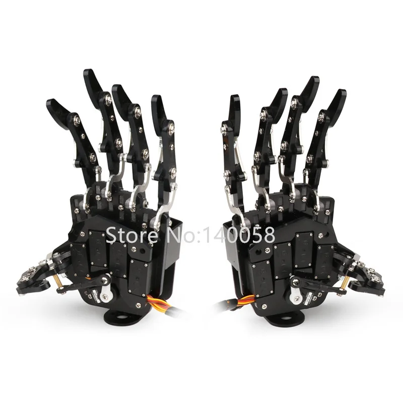 DIY bionic mini humanoid machine left and right hand DFD-01 servo uHand mechanical finger/five-finger independent/mechanical arm | Игрушки и