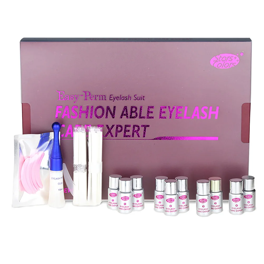 

Professional Expert Eyelash Extension Perm Set Lift Curling Up Permanent Eyelash Perming Kit Lash Lift Kit with Box