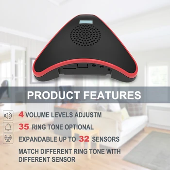 HTZSAFE Solar Beam Sensor Driveway Alarm System-400 Meters Wireless Range- 60 Meters Sensor Range-DIY Home Security Alerts 3