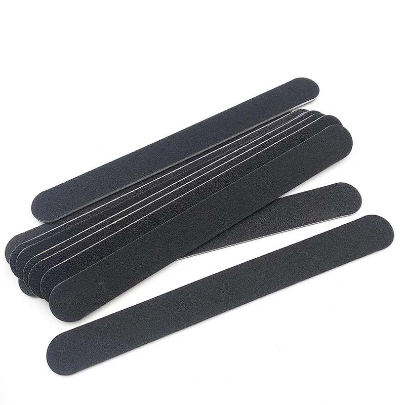 

10pcs Nailfile Professional Nail Buffer Sanding Files Sandpaper Buffing Round Head Thin Straight Lime Angle