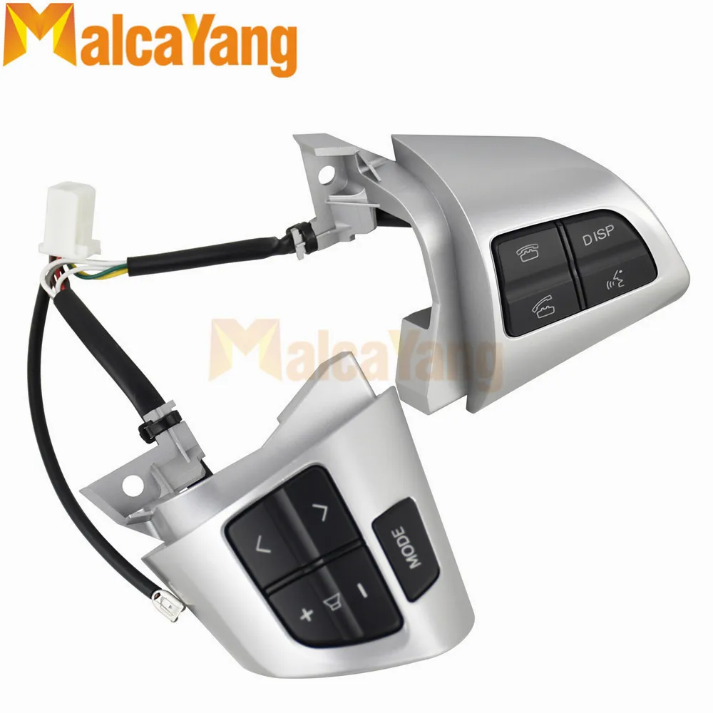 Silver Рулевое колесо аудио кнопка управления 8425002230 для TOYOTA COROLLA ADE150 NDE150 NRE150 ZRE15* ZZE150 2010-2013 84250-02230 - Цвет: Silver