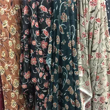 Tissus Telas De Algodon Para пэчворк Новое шифоновое шелковое платье из жоржета в богемном стиле рубашка ткань