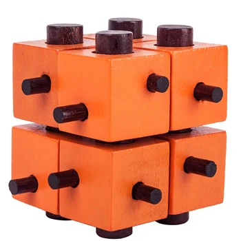 

8 Square lock Russia Magic Box Educational Toys Educational Wood Puzzles for Adults Kids Brain Teaser Anti-Stress Reliever Toys