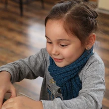 Детский зимний шерстяной шарф для взрослых, вязаный однотонный шарф, утолщенный зимний шарф на шею, резиновые буквы-наклейки, шарфы