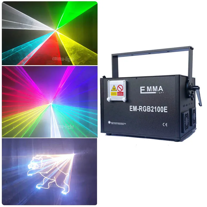 Новый RGB ILDA сцены DJ 30K-40K-50k полный Цвет 10 Вт анимационный Эмма текст Dj Лазерный