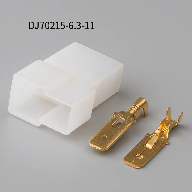 100sets 2 Pin DJ70215-6.3-11/21 Automotive Connector Wiring Harness ...
