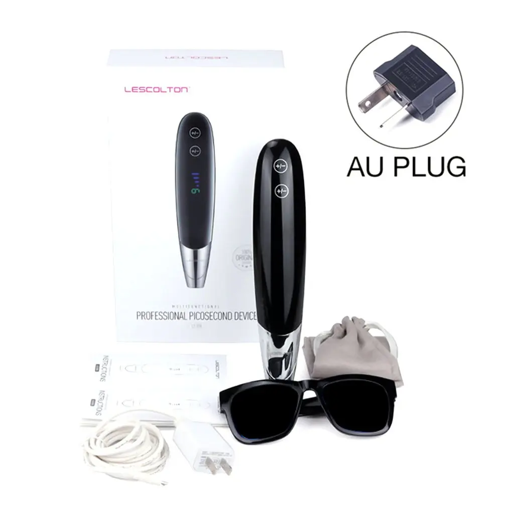 Лазерный веснушка, инструмент для красоты, ручка для мытья бровей, татуировка, ручка для дома, точечная моль, сканирование, точечная запись плода, инструмент для красоты, артефакт - Цвет: AU PLUG