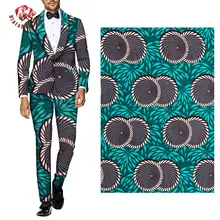 Анкара Африканский воск настоящий голландский воск ткань полиэстер Швейные Платья материал 6 ярдов/одна штука FP6226