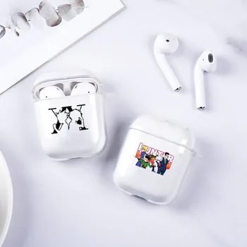 

Anime Hunter X Hunter 3 Coque Shell Caso De Telefone Para A Maca for Airpods 1 2 Cover Wireless Earphone Cover Soft Clear Case