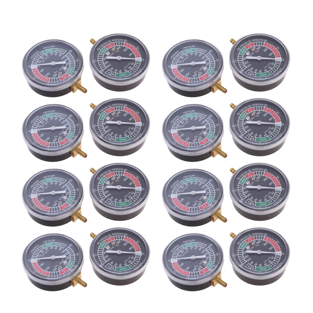 16 Piece Universal Carburetor Carb Vacuum Gauge Synchronizer Tool