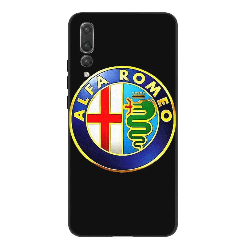 B8 Desxz сотовый силиконовый чехол для телефона Alfa Romeo Логотип для huawei P Smart P8 P9 P10 P30 P20 Lite Pro Mini чехол - Цвет: B8