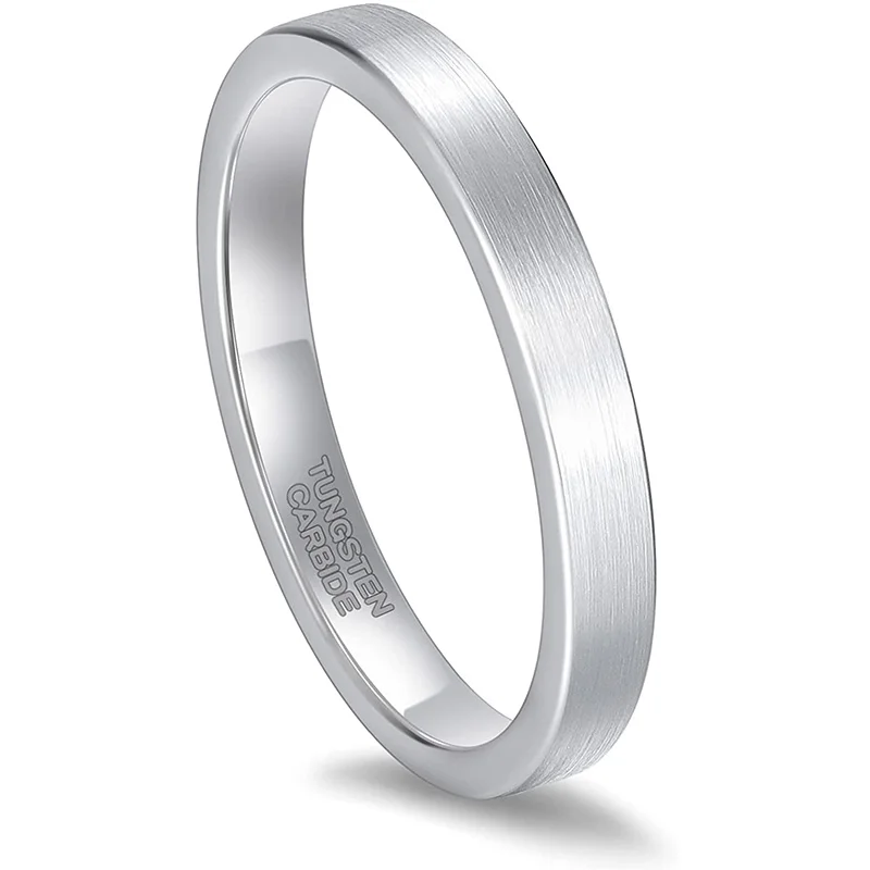 3mm Comfort Fit Sterling Silver Wedding Band Mens Women Ring Size 4 to 13.5 
