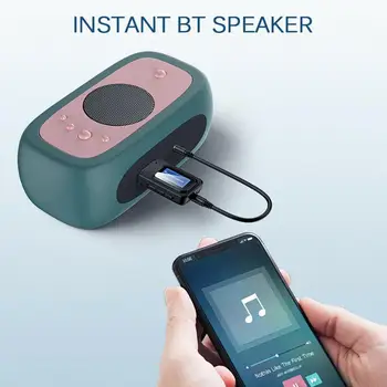 

USB Dongle Bluetooth 5.0 Audio Receiver Transmitter AUX Adapter USB Car Display Jack with Wireless 2IN1 For TV LCD 3.5mm PC