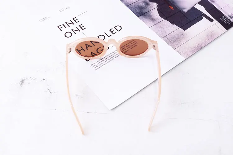 Ins style boys and girls baby sunglasses spring and summer new anti-UV network red personality hanging chain sunglasses