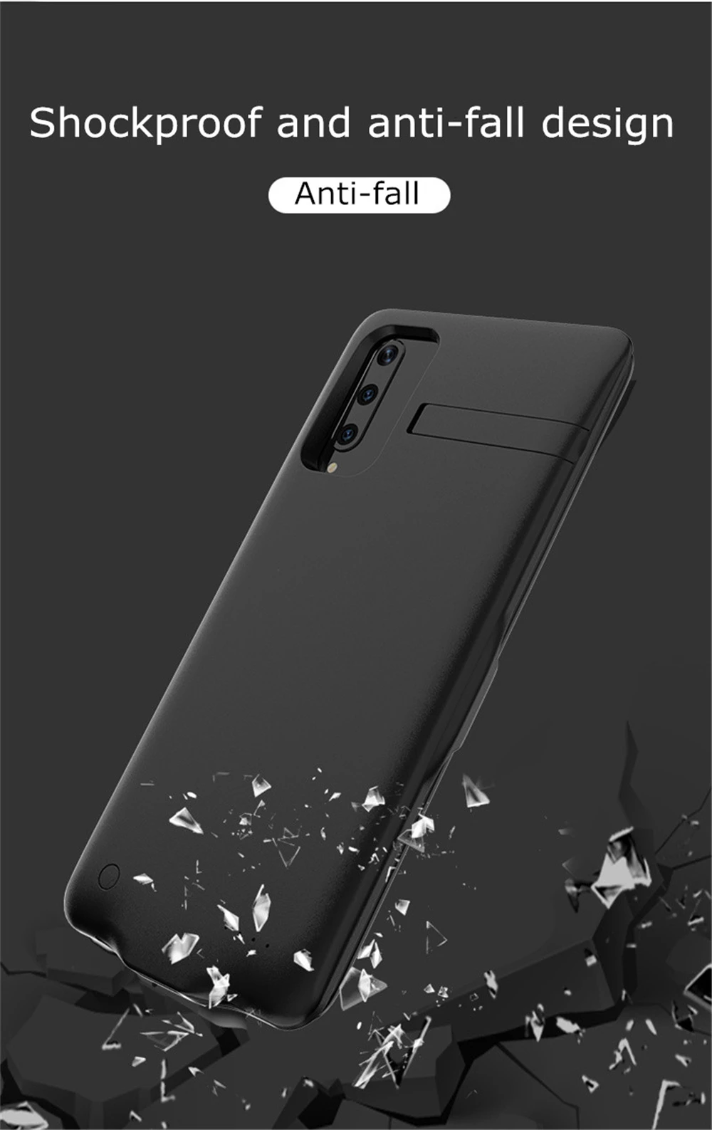 KQJYS 6800 мАч чехол с аккумулятором s для huawei Honor 9X чехол с держателем для huawei Honor 9X Pro запасной внешний аккумулятор чехол для зарядки