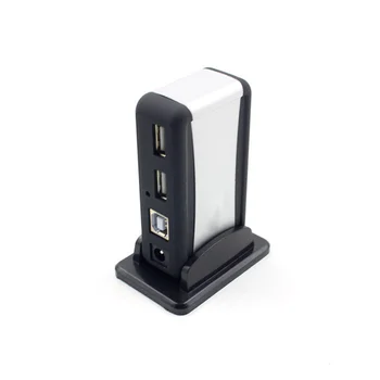 

New 7 Port Hi-Speed USB 2.0 Hub +Power Adapter for PC Laptop Phones PR Sale