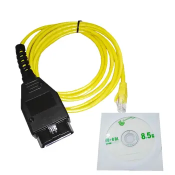 

Ethernet to OBD Interface Cable High Performance E-SYS ICOM Coding F-series For BMW ENET 2M Fault Codes Diagnostic Scanner