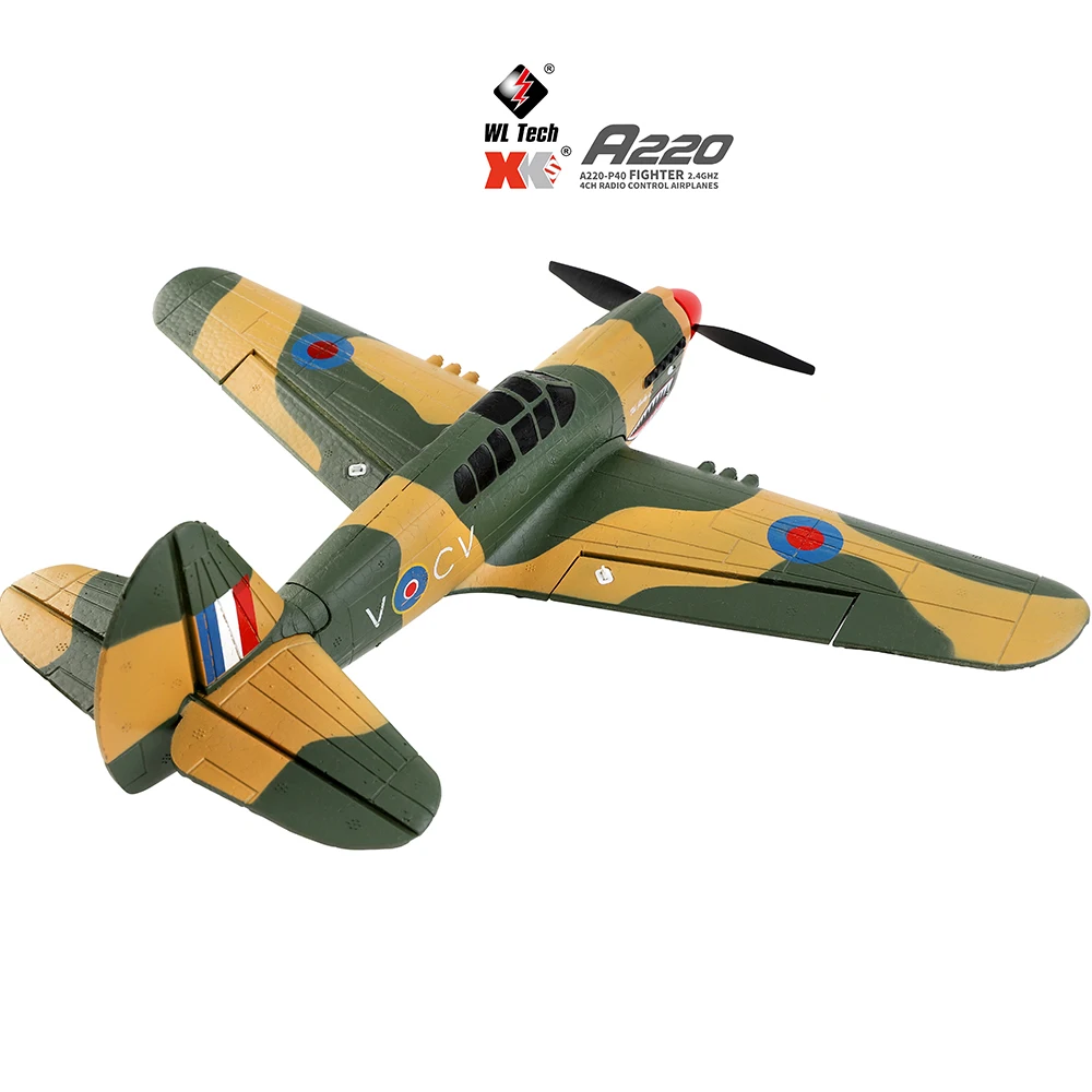 Avião Caça Guerra Controle Remoto P-40 Fighter A220 4CH em Promoção na  Americanas