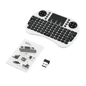 

2.4GHz Wireless Keyboard for Android TV Box PC laptop 92 Keys DPI adjustable Wireless Keyboard Backlight with Touchpad Mouse