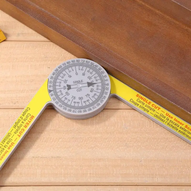 Angle Finder Goniometer Engineer Carpenter-Protractor Arm Ruler Gauge Miter Saw