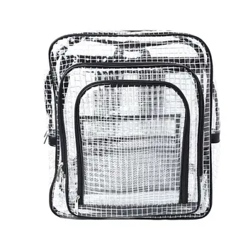 

Unisex Anti-static Clear Backpack Travel Shoulder Bags PVC Rucksack Engineer Bag Backpack