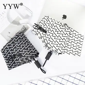 

Wave Sun Umbrella Changeling Folding Umbrellas Rain Women Wind Resistant Pongee Umbrella Men Machine Parasol Unisex Paraguas