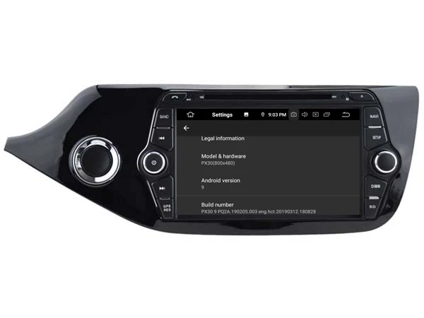 Excellent AVGOTOP Android 9.0 4GB+64GB CAR DVD PLAYER for KIA CEED 2012 IPS HD Screen NAVIGATION 12