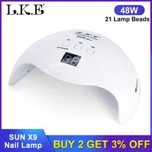 led лампа для ногтей 48 Вт из светодиодов для лампы из светодиодов жк-ccfl лампы ногтей лучший уф-лампа для гелевых ногтей польской машины 110- 220 В сушилка для ногтей инструменты