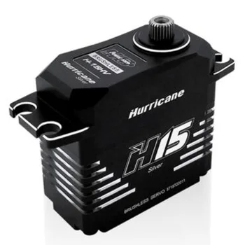 

Power HD H15 HV Brushless Steering Gear Digital Servo with Servo Arm In RC Helicopter Airplane Toys Silver