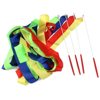 

4 pcs Gymnastics Ribbons Delicate Practical Gymnastics Ribbons for Adult Men Women