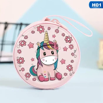 

New Women Kawaii Mini Bag Cartoon Unicorn Coin Purse Cute Children kids Girls Wallet Earphone Organizer Box Bags Christmas Gift