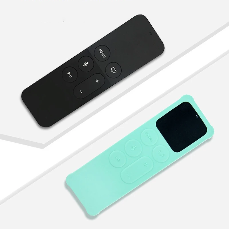 Защитный чехол для Apple tv, силиконовый пылезащитный чехол для Apple tv 4, защитный чехол для домашнего хранения, держатель дистанционного управления