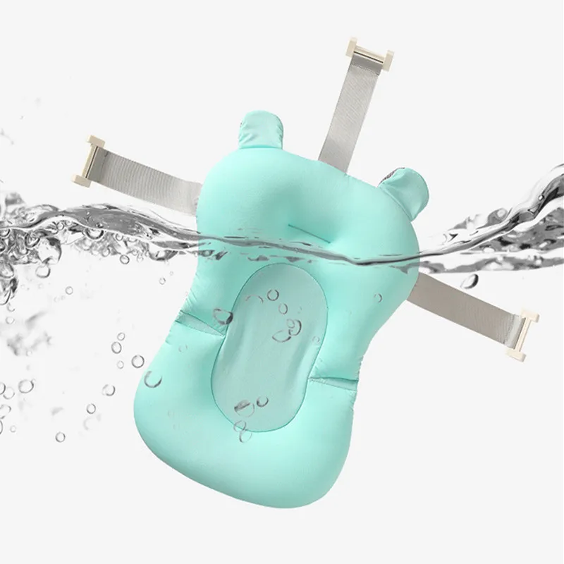 Almohadilla Antideslizante Para Bañera De Bebé - Plegable, Con Sensor De Temperatura, Asiento Y Reposacabezas Integrado
