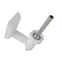 Manual Sausage Stuffer Filler Sausage Stuffer Kit Attachment Stuffing Tubes Machine Sausage Salami Funnel Filling Tubes Kit 2pcs