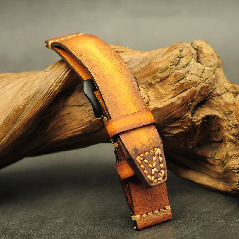 Onthelevel-Vintage-Pilot-Watch-Strap-Double-Layer-Leather-Handmade-Watchband-18mm-20mm-22mm-24mm-Wrist-Band (1)