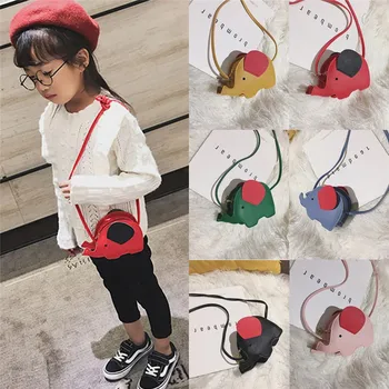 

2020 Newest Baby Elephant Mini Shoulder Bag Kid Girl Cartoon 3D Elephant Bag Crossbody Messenger Bags Children Purse Satchel