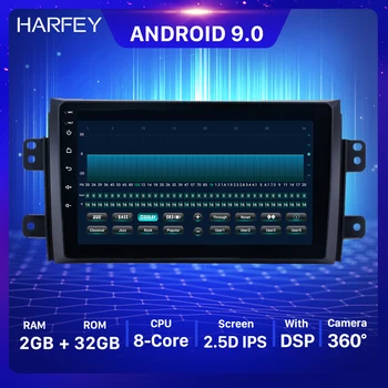 

Harfey Android 9.0 Car Multimedia Player For Suzuki SX4 2006-2012 With HD Touchscreen Car Radio OBD2 4G WIFI AUX SWC 4GB+64GB