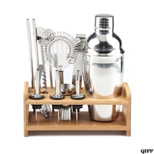 Набор для коктейльного бара-Матовая нержавеющая сталь 12 шт Профессиональный набор инструментов для бара