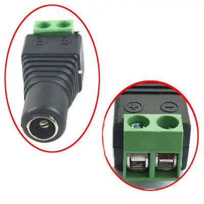 

DHL/EMS 200PCS 5.5mm x 2.1mm DC Female Power plug Terminals Sockets CCTV cameras Con to-A8