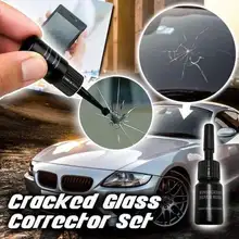 Kit de réparation de verre fissuré de voiture, pare brise Nano réparation liquide de fenêtre automobile, bricolage, outils de verre Scratch vente en gros, livraison directe