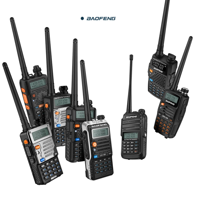 BaoFeng Walkie Talkie UV-5R двухдиапазонное двухстороннее радио 128CH 5 Вт VHF UHF 136-174 МГц и 400-520 МГц для охотничьих радиоприемников