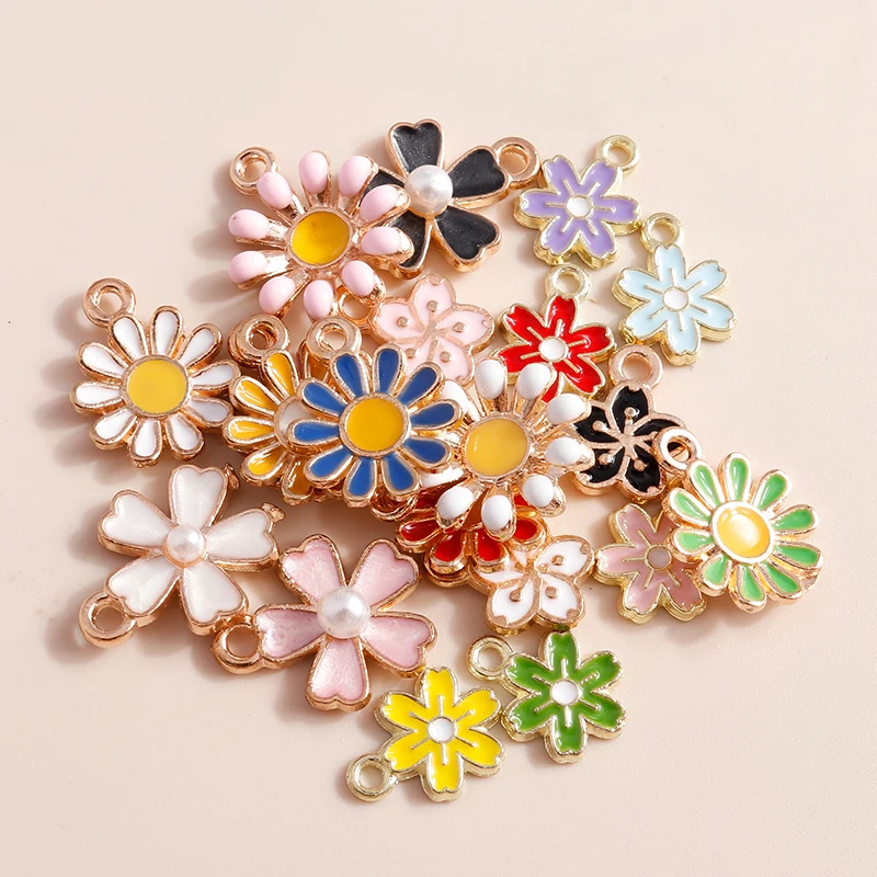 Breloques en or, pendentif fait main or 18 carats, collier main CZ en micropavé pour accessoires de fabrication de bijoux à bricoler soi-même - France