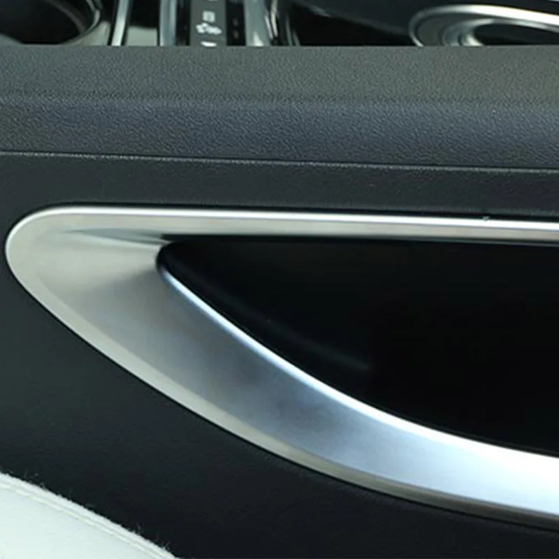 Для Jaguar F-Pace F pace аксессуары для стайлинга автомобилей ABS Хромированная внутренняя коробка переключения боковой крышки рамка отделка