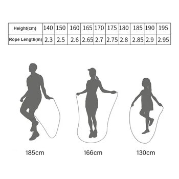 

3 Meter Skipping Rope Professional For Exercise Boxing Skipping Jump Rope BearingAdjustable Bearing Speed Fitness New