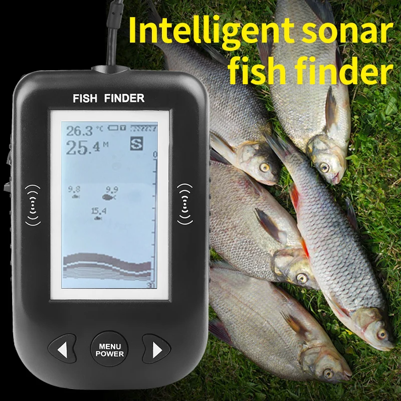 Бесплатная доставка! Erchang XF02C Лидер продаж сигнализации 100 м Портативный Sonar ЖК